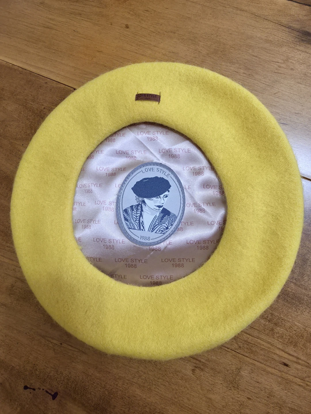 Yellow  Wool Beret(NEW) - photo 2