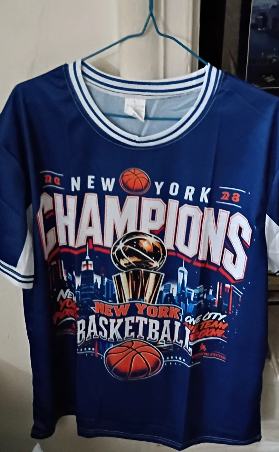 New York Champions Basketball T-Shirt
