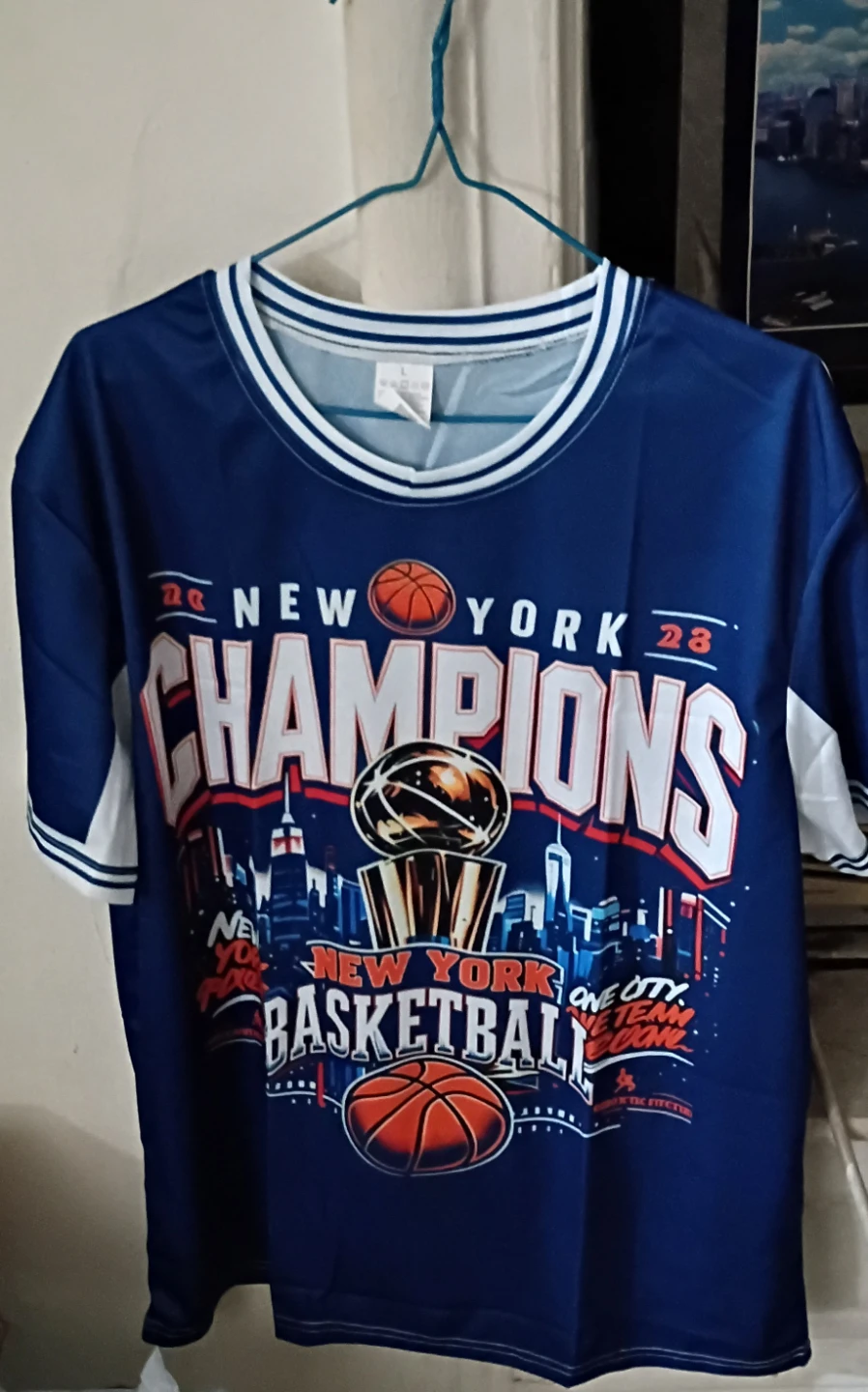 New York Champions Basketball T-Shirt - photo 2