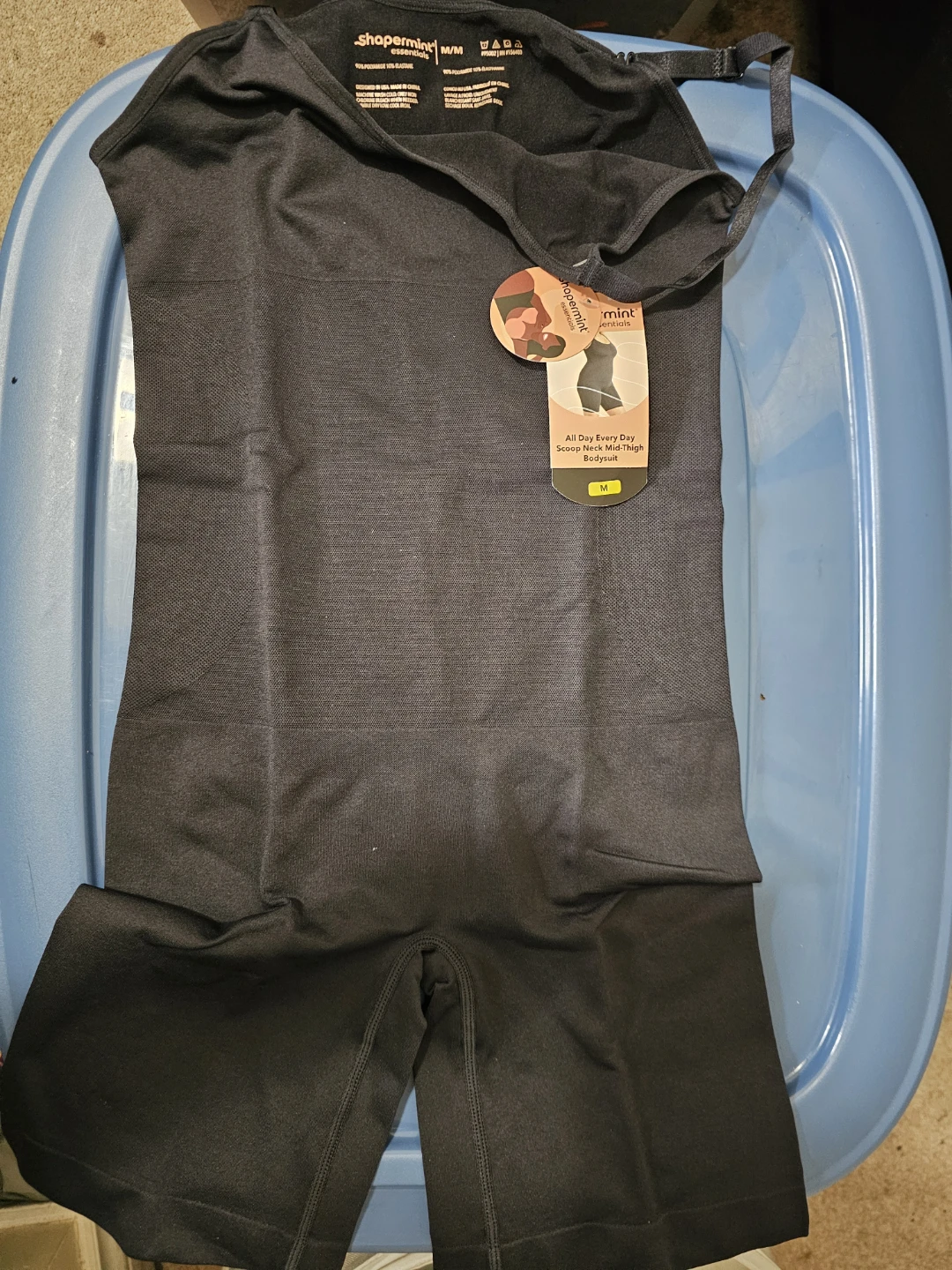 Shapermint Essentials Every Day Scoop Neck Mid-Thigh Bodysuit - photo 3