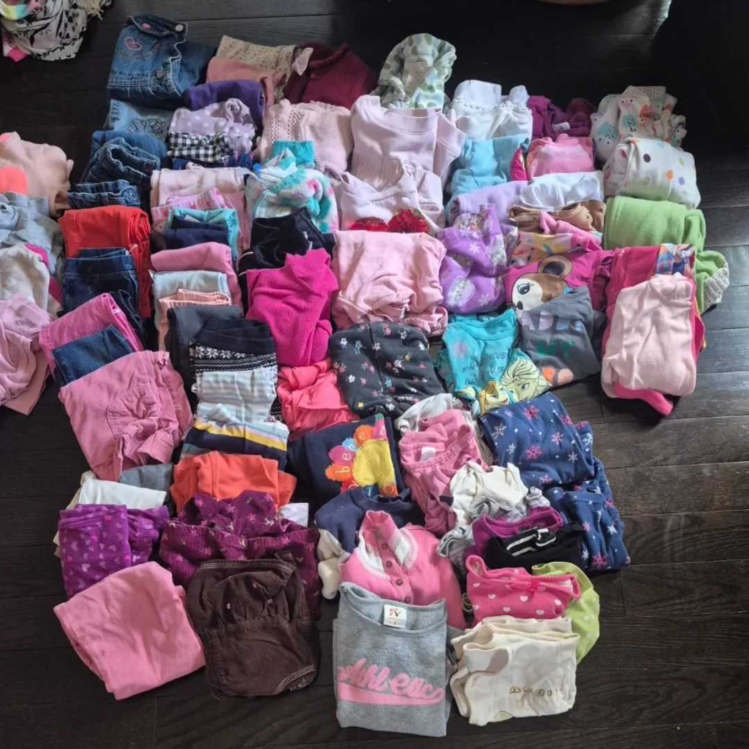 81pc Toddler Girls Fall/Winter Clothing Bundle