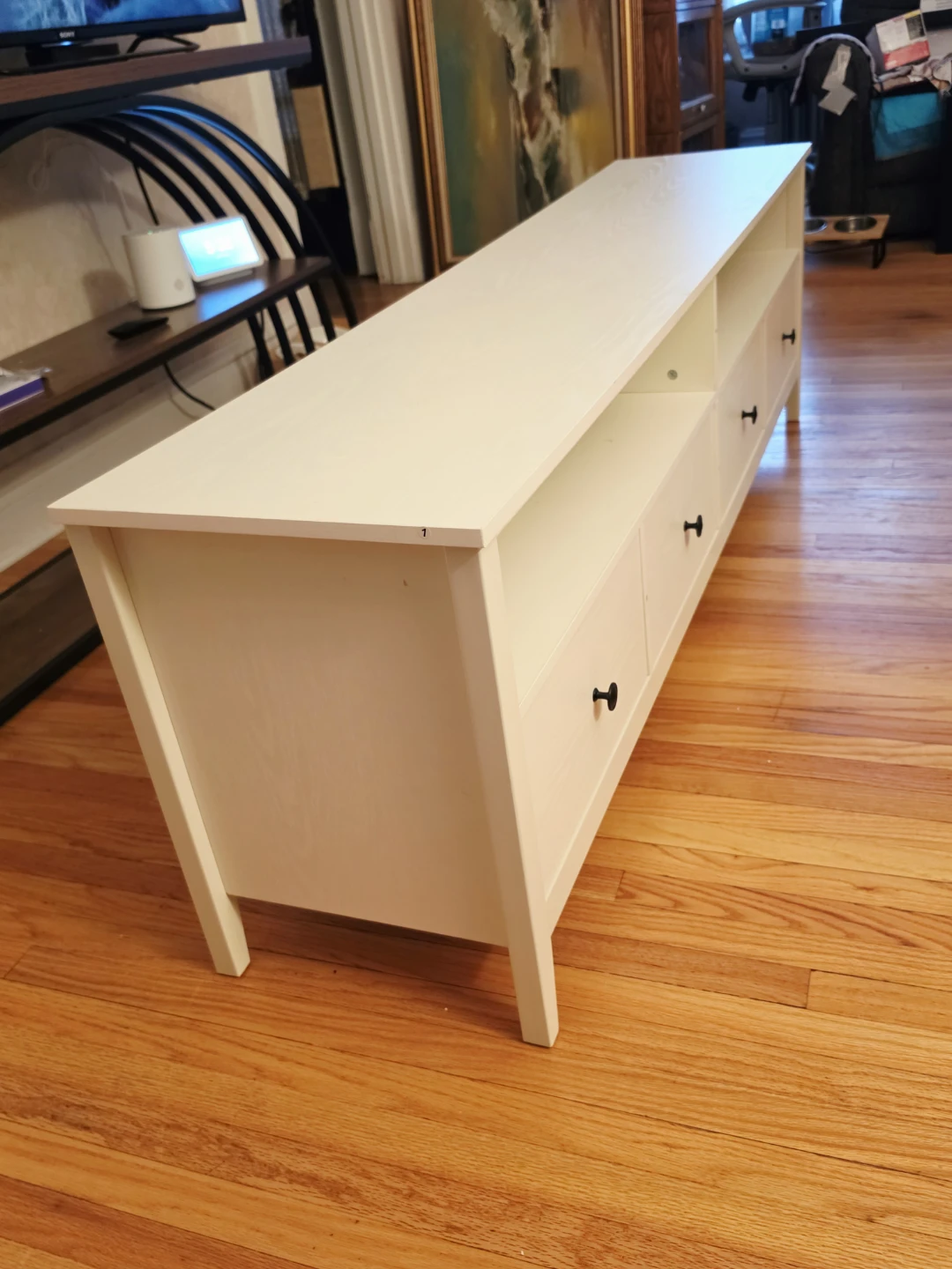 Farmhouse  TV Stand with Drawers and Shelves - photo 2
