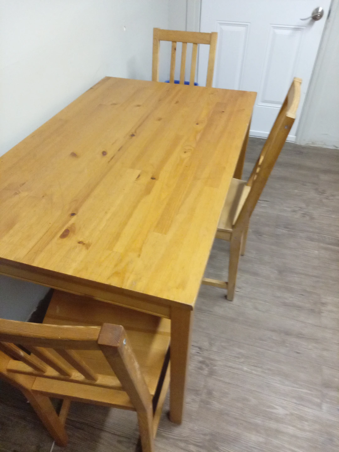 Wooden Dining Table and Chairs Set
