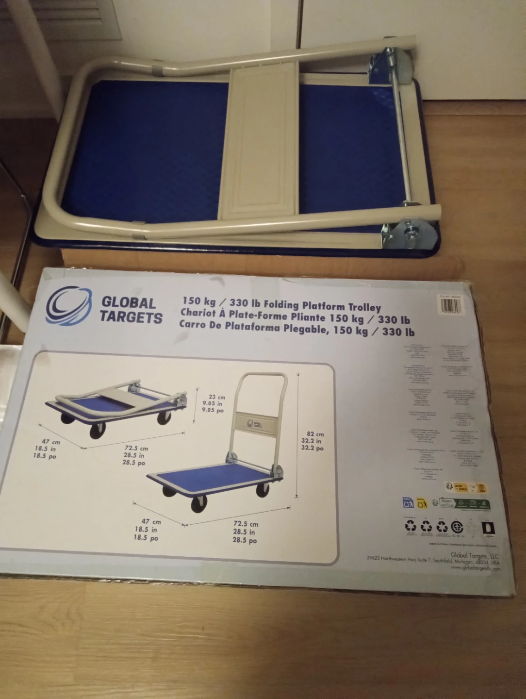 Folding Platform Trolley $50. Moving sales.