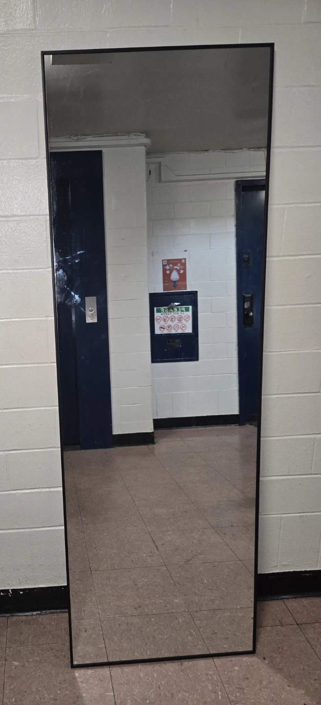 Modern Black Full-Length Mirror (65" x 24") – Downtown Brooklyn - photo 4