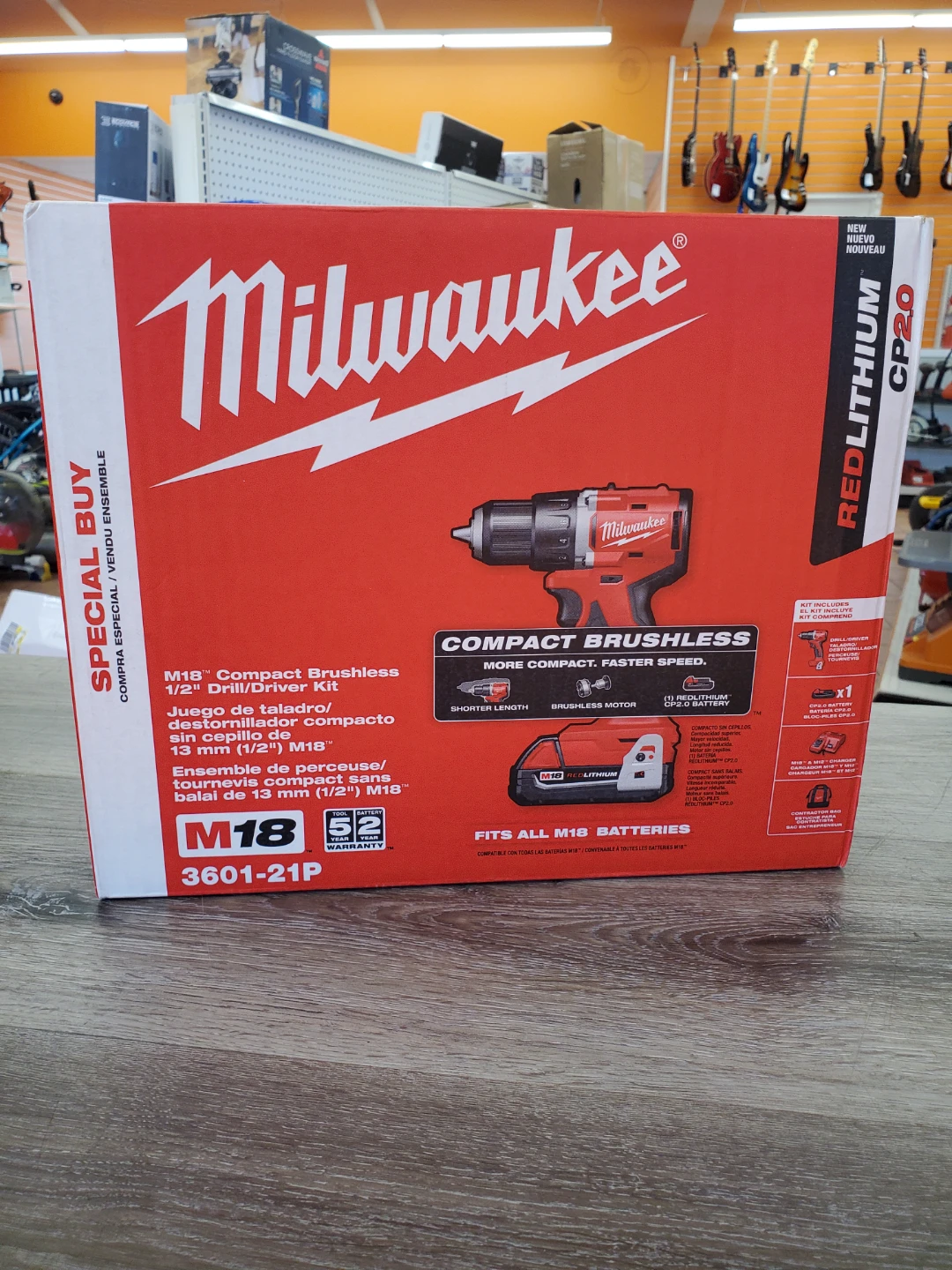 Milwaukee M18 Compact Brushless 1/2" Drill/Driver Kit