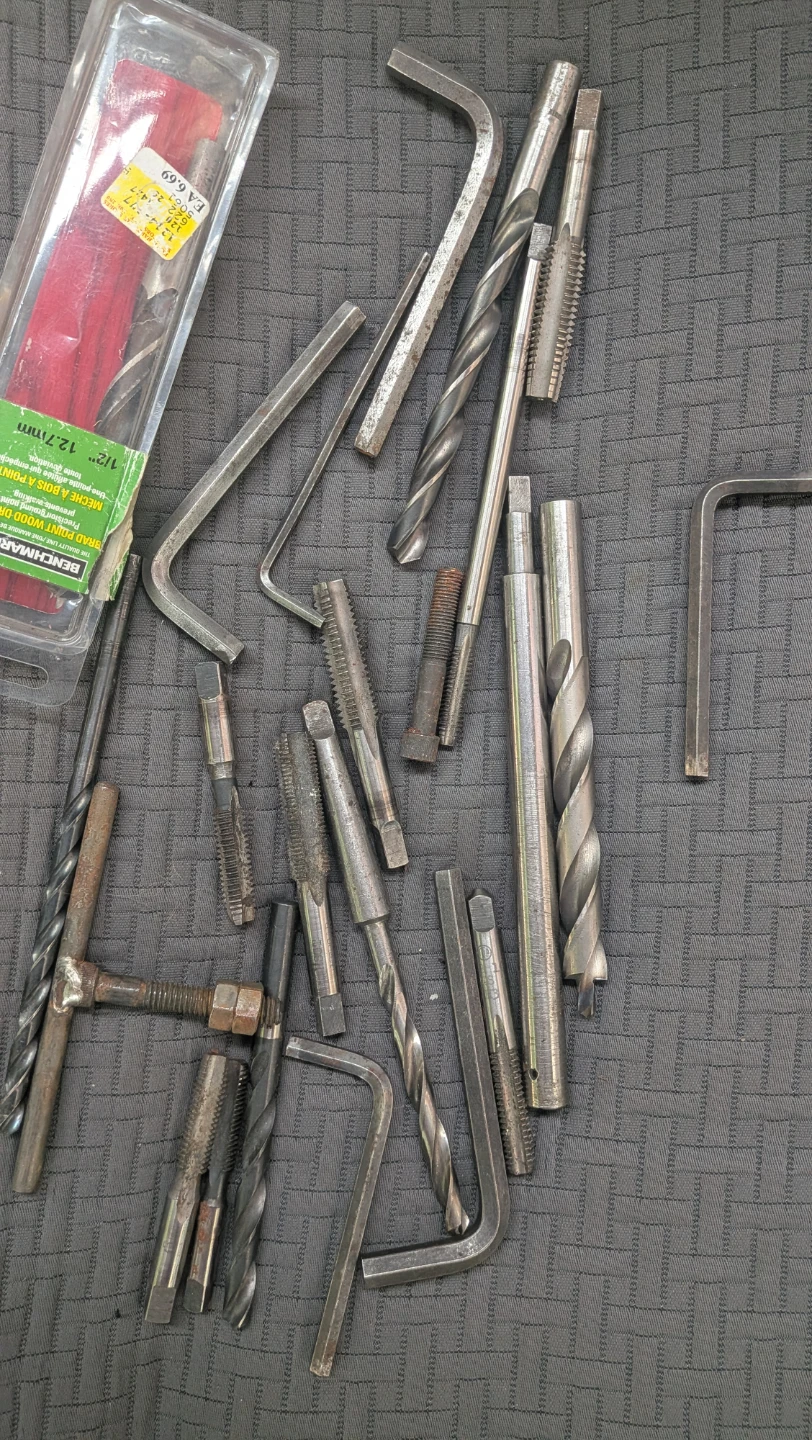 Assorted Drill Bits keys