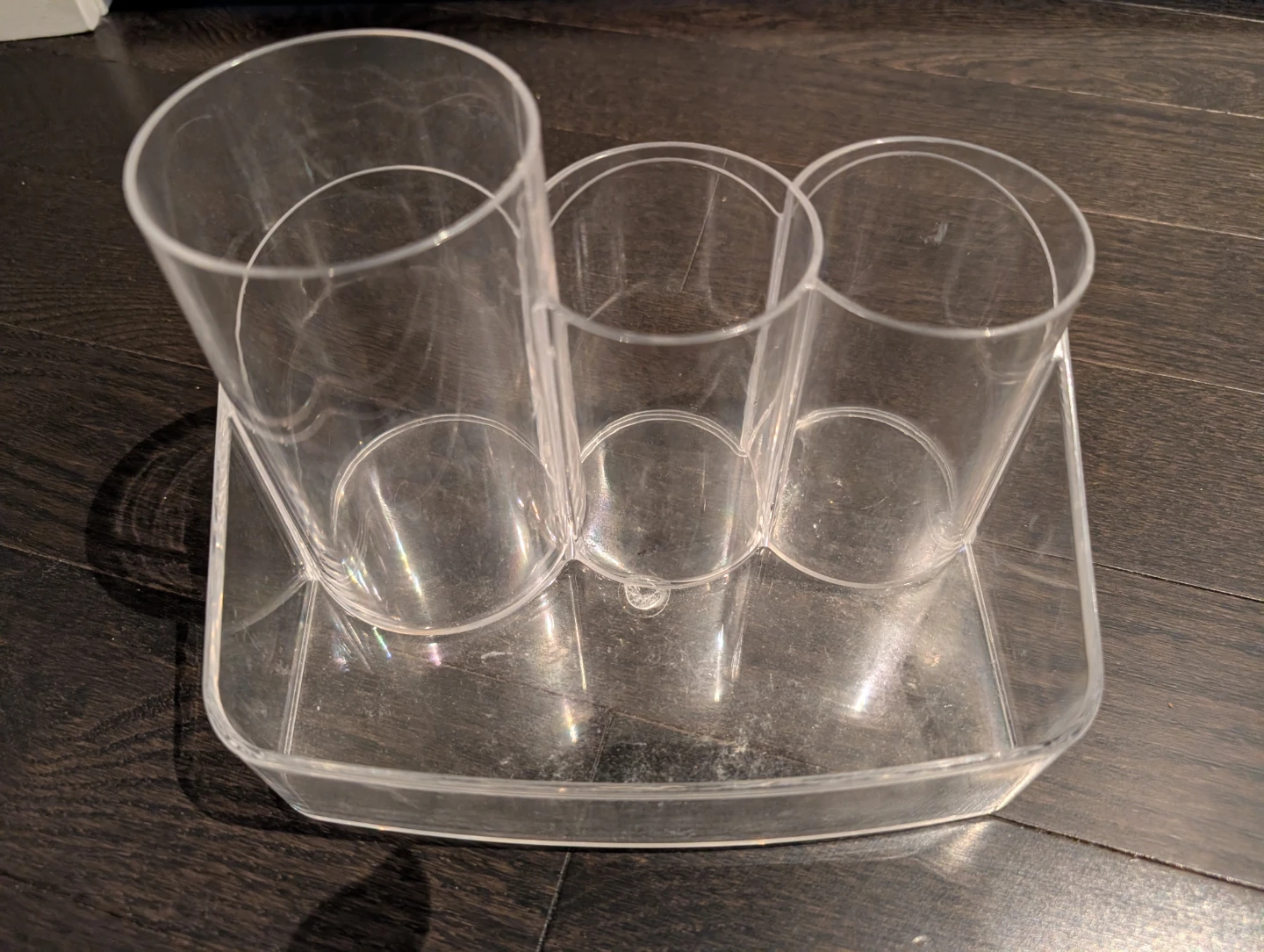 Clear Acrylic Makeup Organizer Caddy