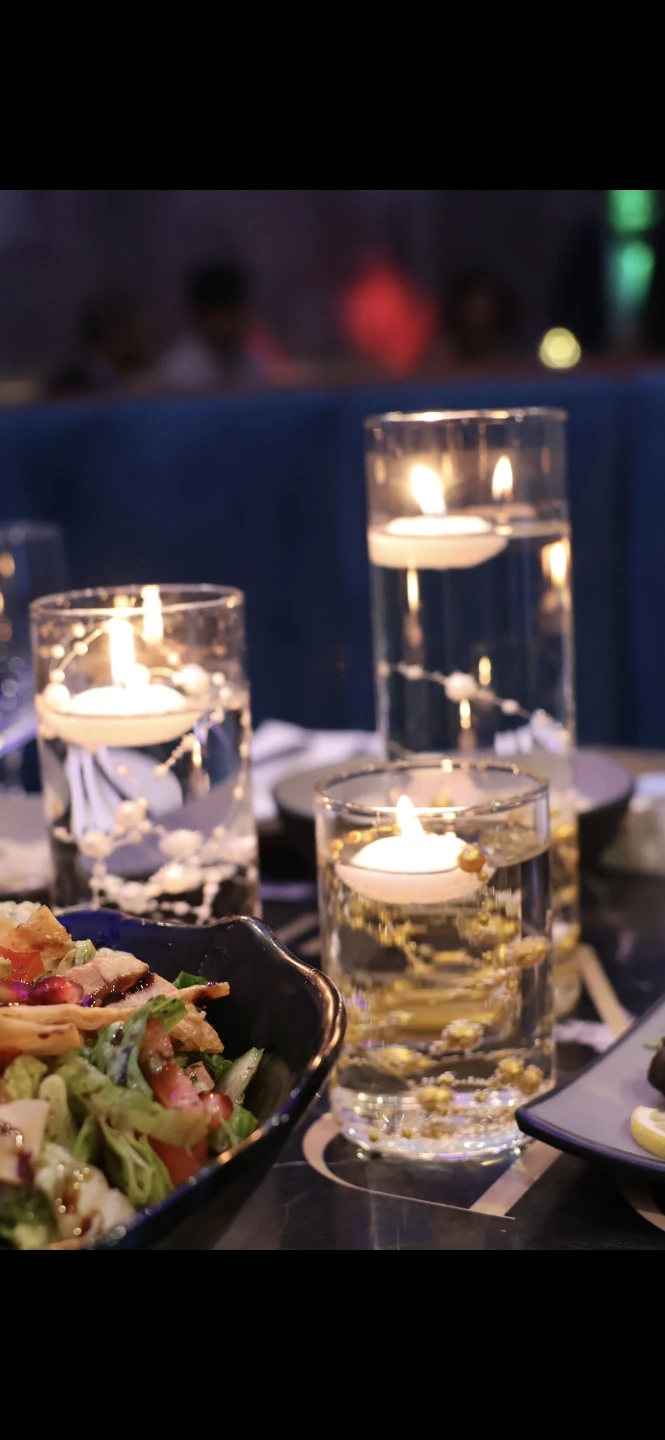 Set of 3 Floating Candle Votive Holders - photo 3
