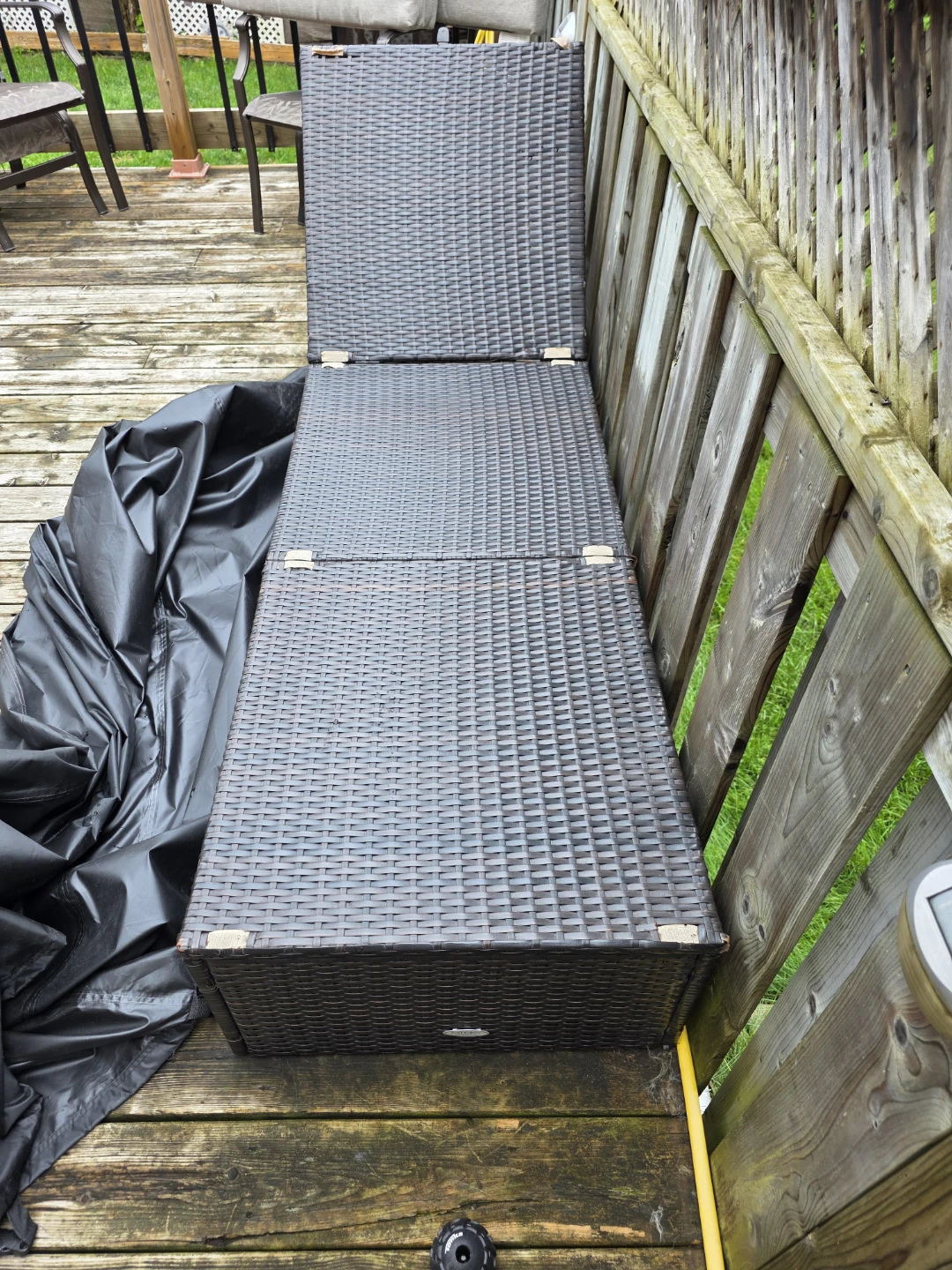Wicker lounger