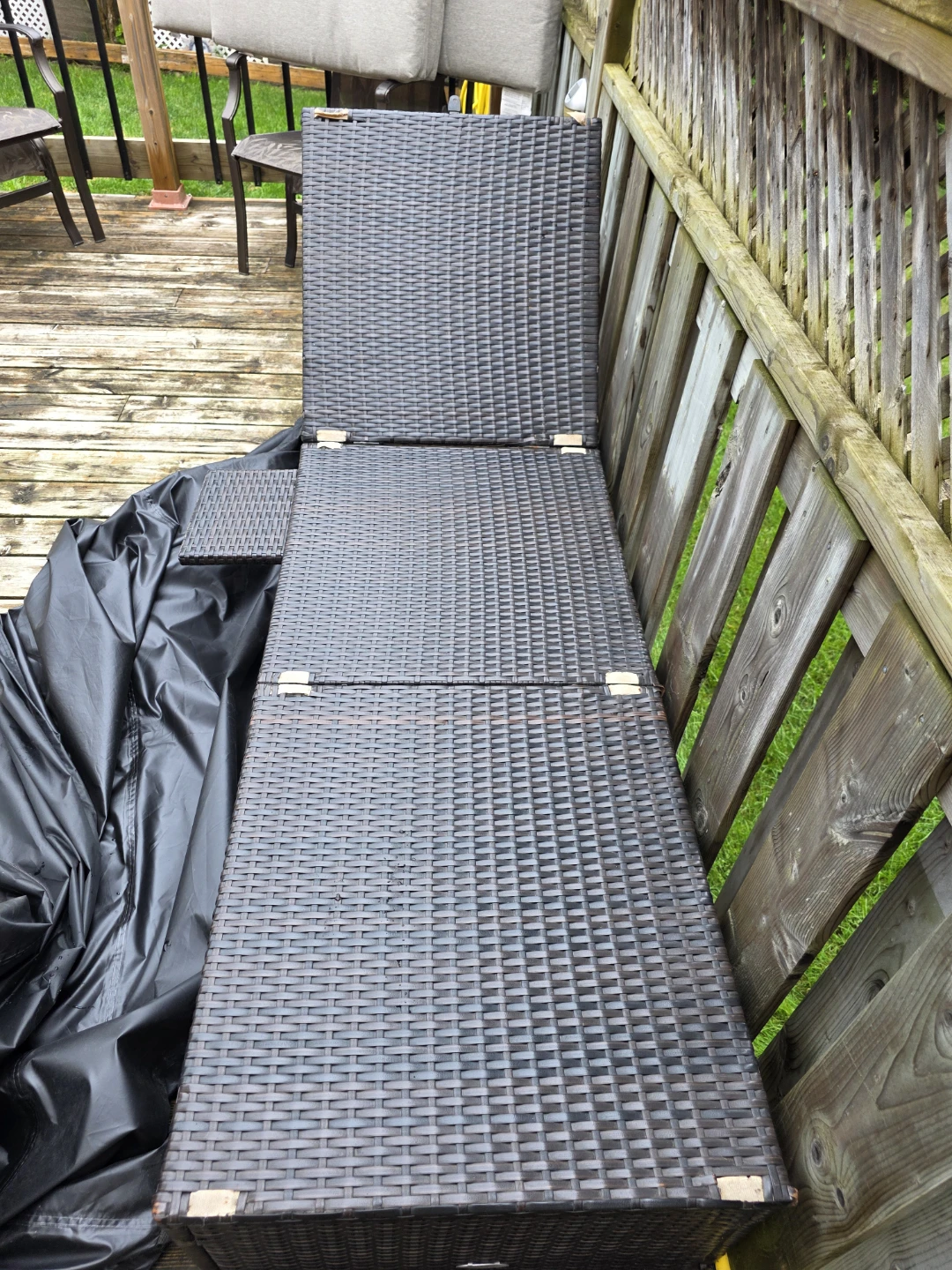 Wicker lounger - photo 2