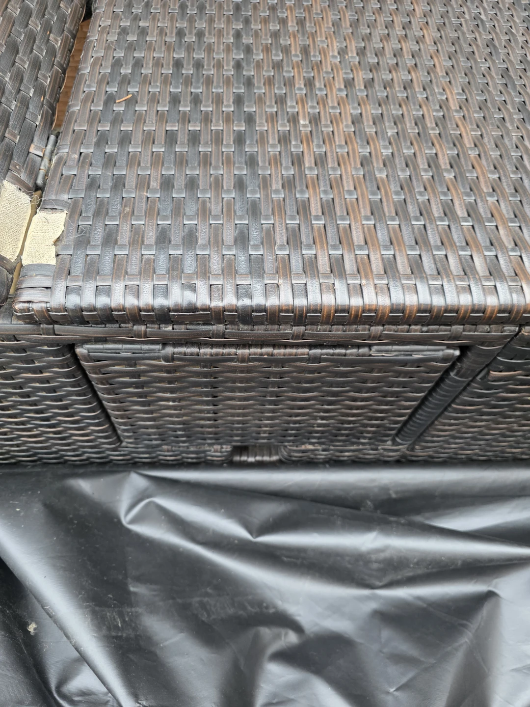 Wicker lounger - photo 4