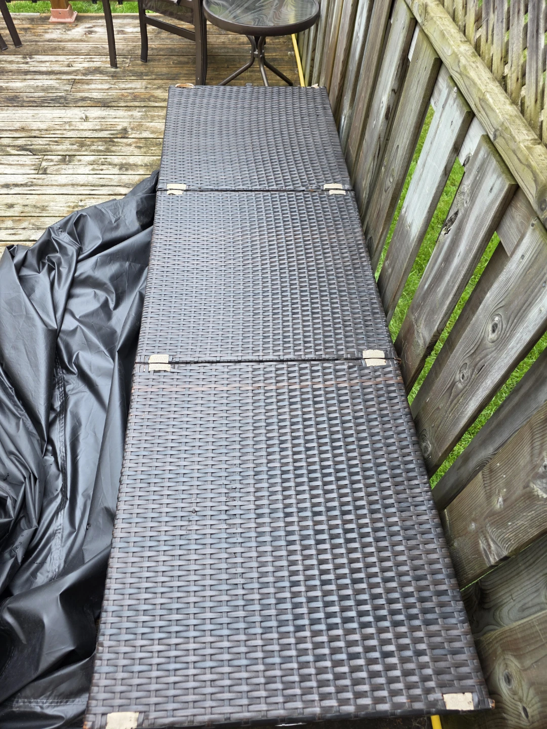 Wicker lounger - photo 5