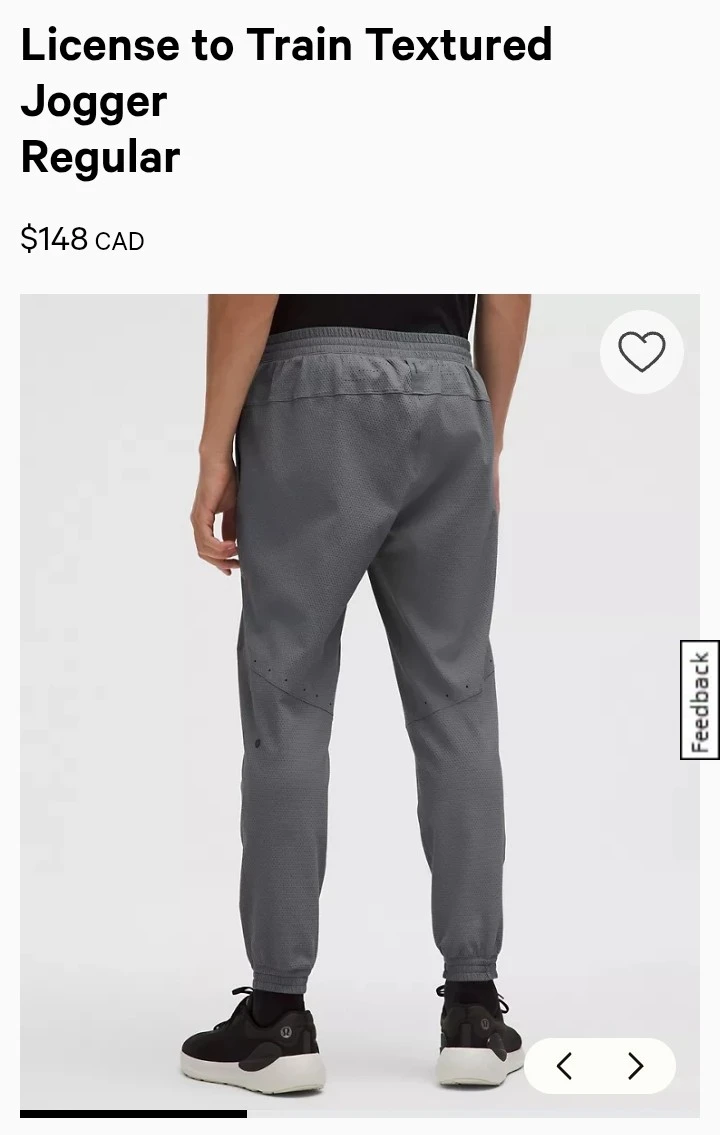 Lululemon License to Train Textured Joggers - photo 2
