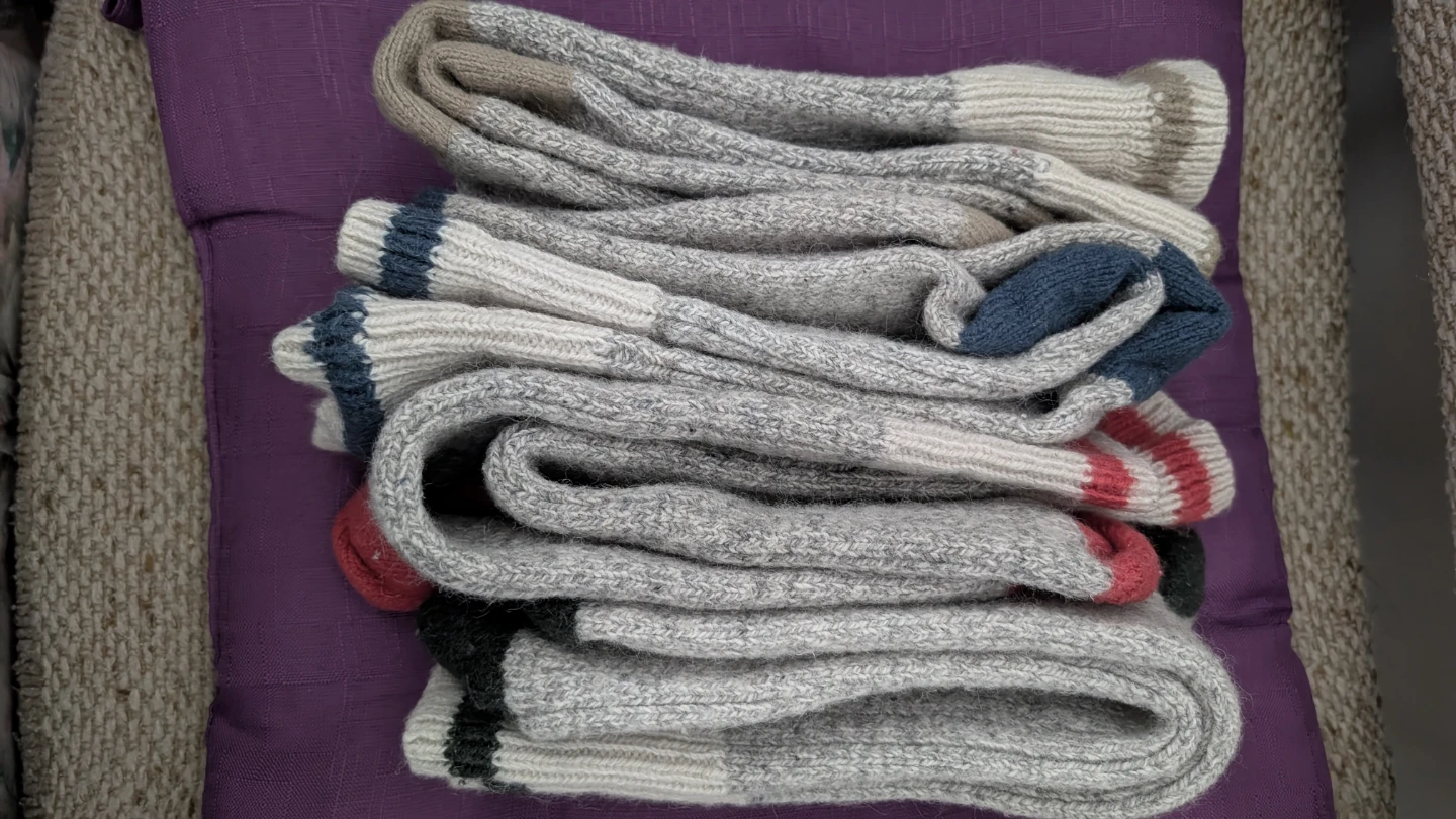 Wool Blend Crew Socks