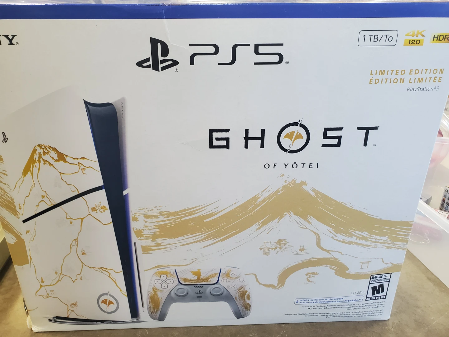 PlayStation 5 Limited Edition Ghost of Yotei Console Bundle