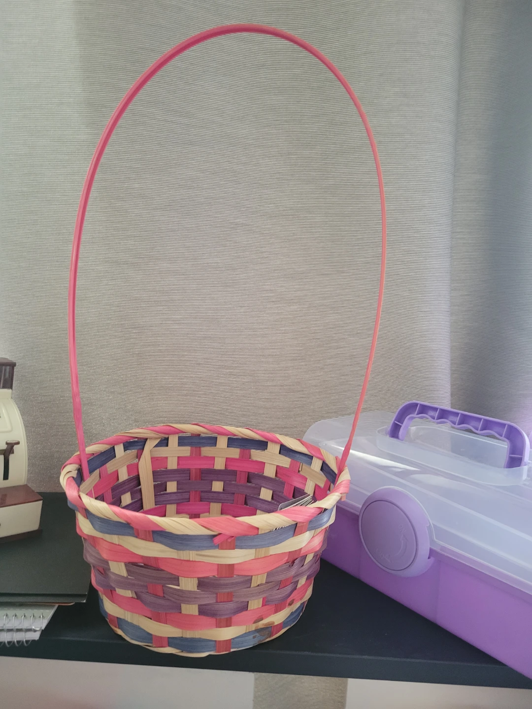 Woven Easter Basket with Handle
