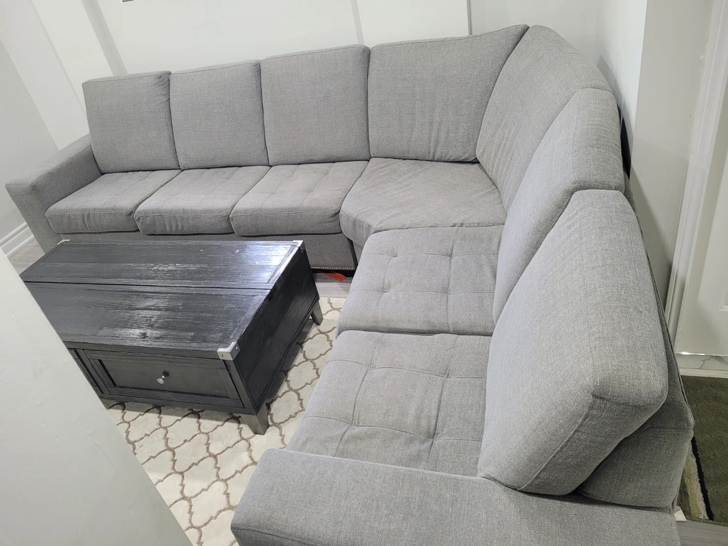 Grey Sectional Sofa - photo 5