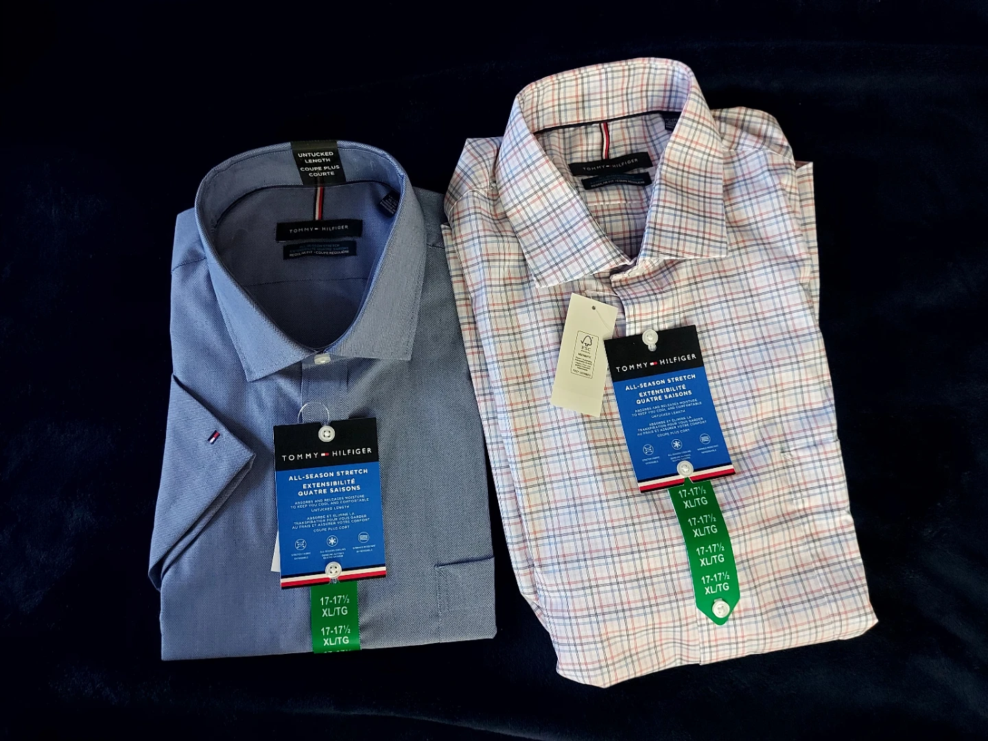 Tommy Hilfiger All-Season Stretch Shirts (2 Pack)