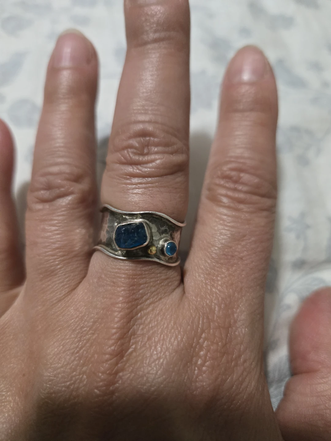 Vintage Sterling Silver Artisan Ring size 10