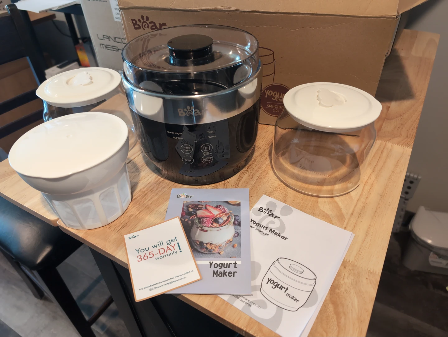 Bear 4 in 1 Yogurt Maker Everything Included