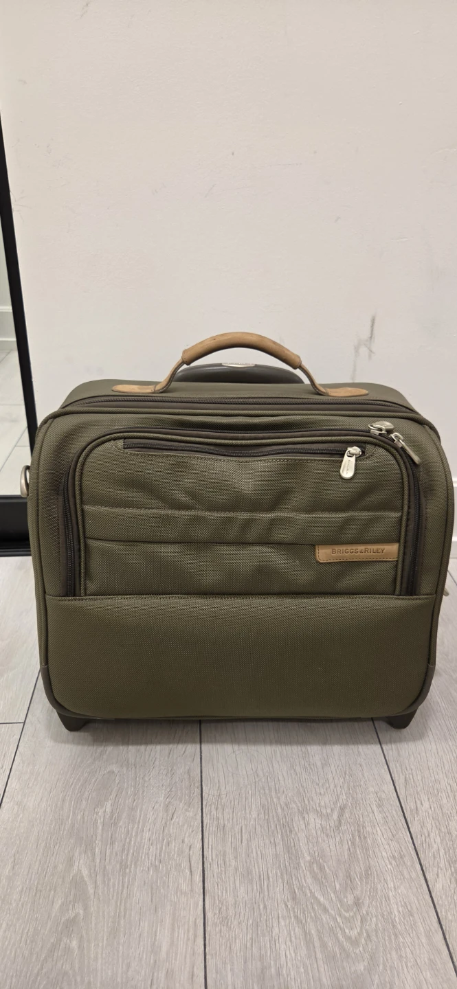 Briggs & Riley Olive Green Carry-On Luggage