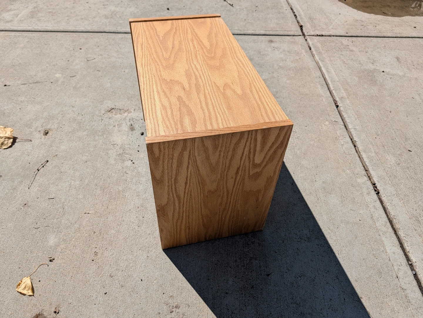 Solid wood box with rolling lid - photo 4