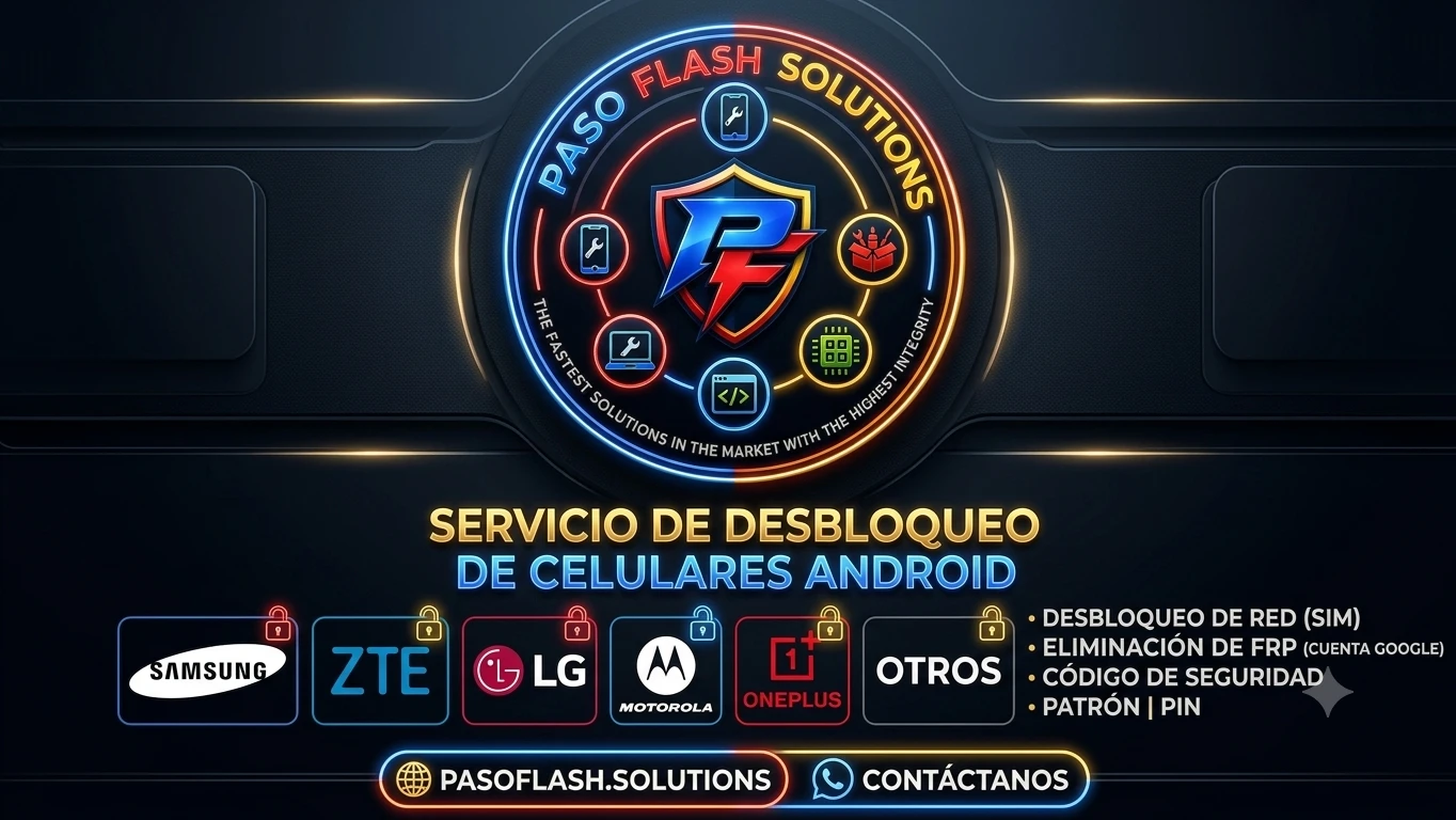 Android Phone Unlock Service - Paso Flash Solutions