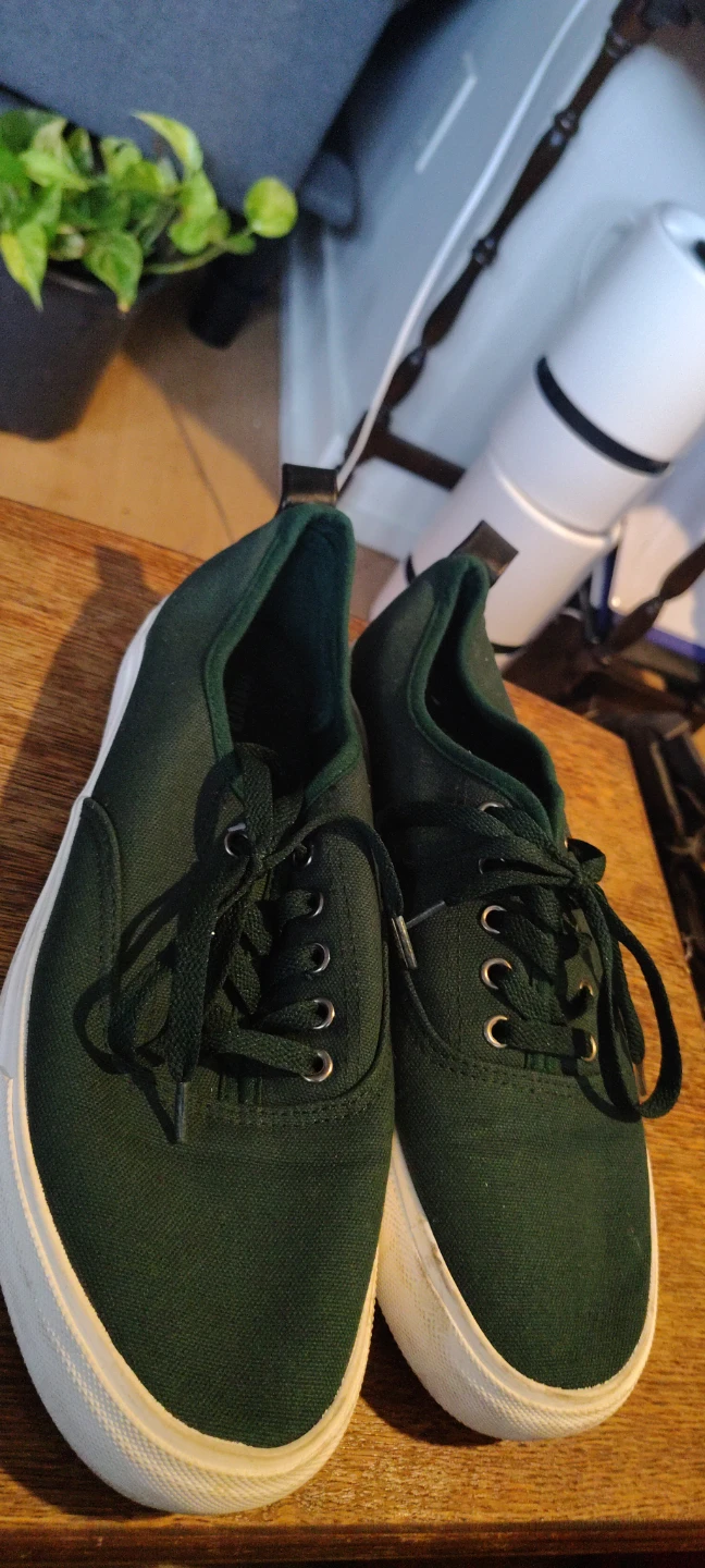 Forest Green Canvas Sneakers - photo 3