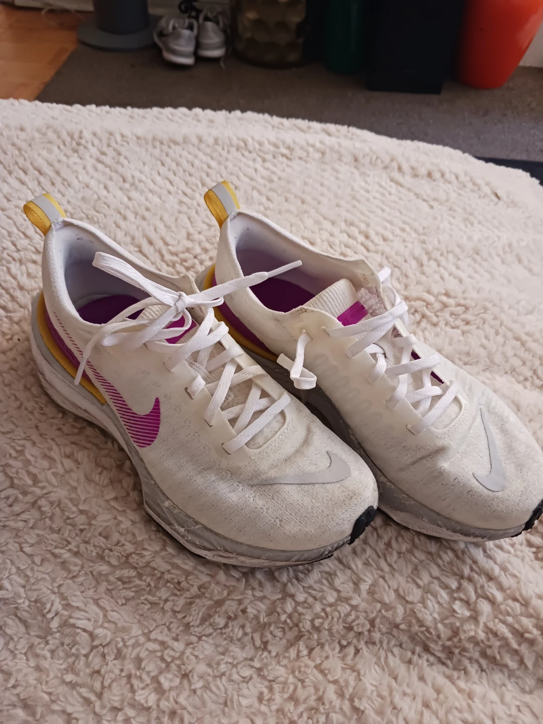 Nike Running Shoes - White/Pink/Yellow - photo 2