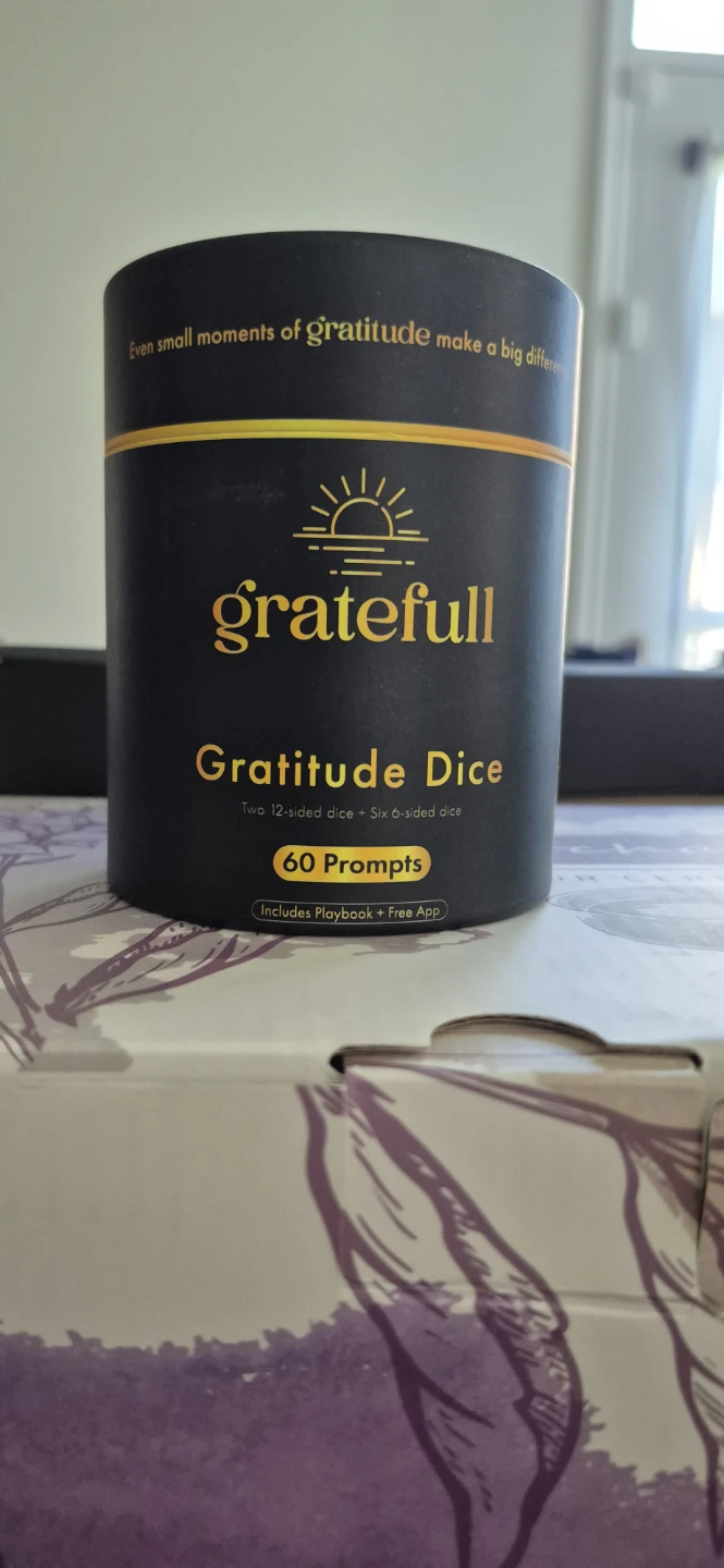 New-Gratitude Dice Set with Prompts and an App - photo 2