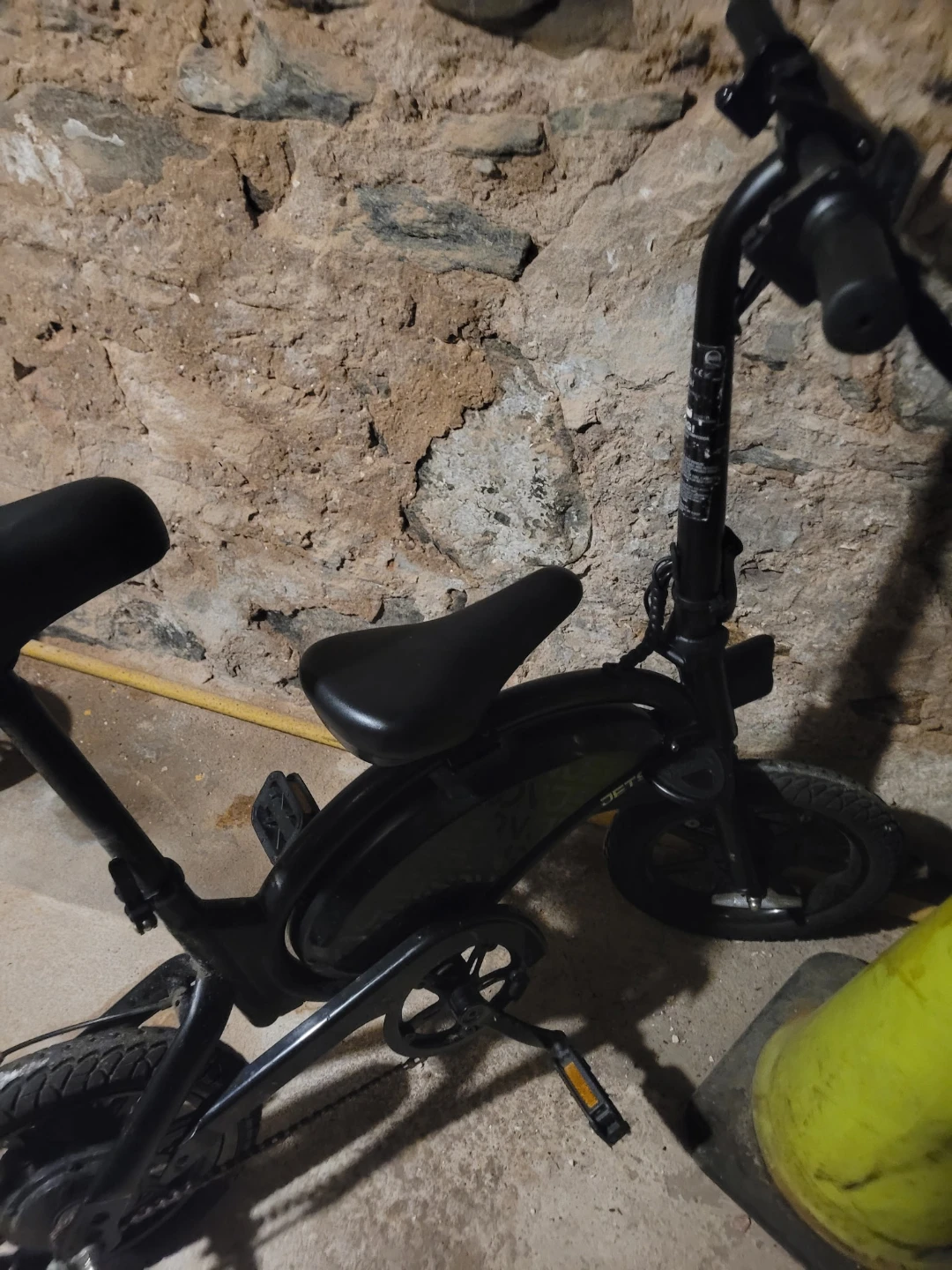 Black Electric Scooter Bike