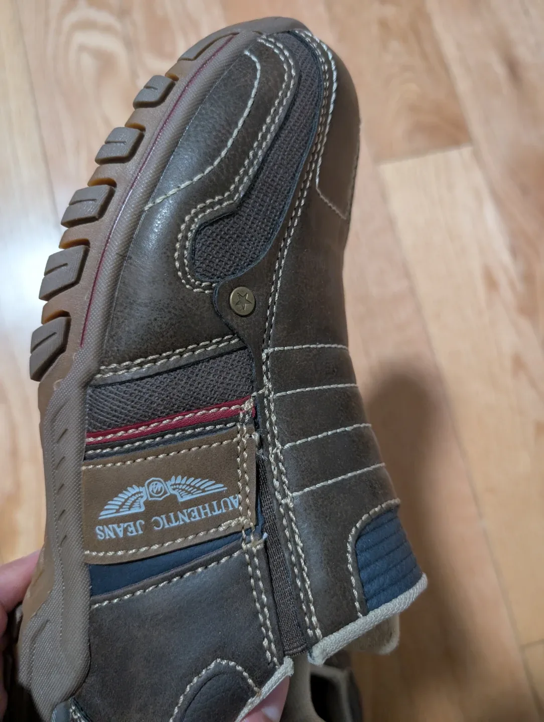 Authentic Jeans Brown Slip-On Shoes - photo 4