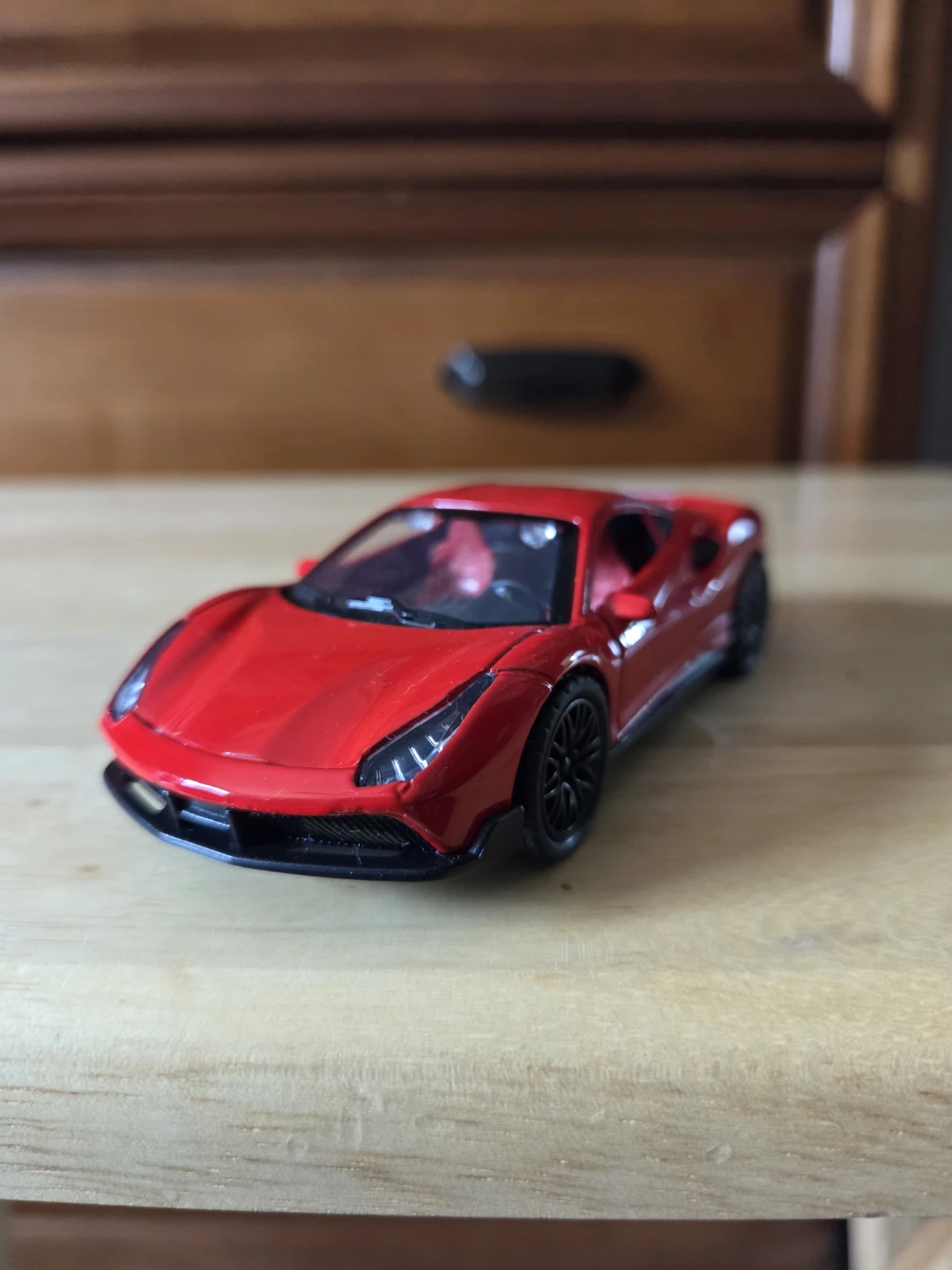 Red Ferrari Toy Sports Car - photo 2