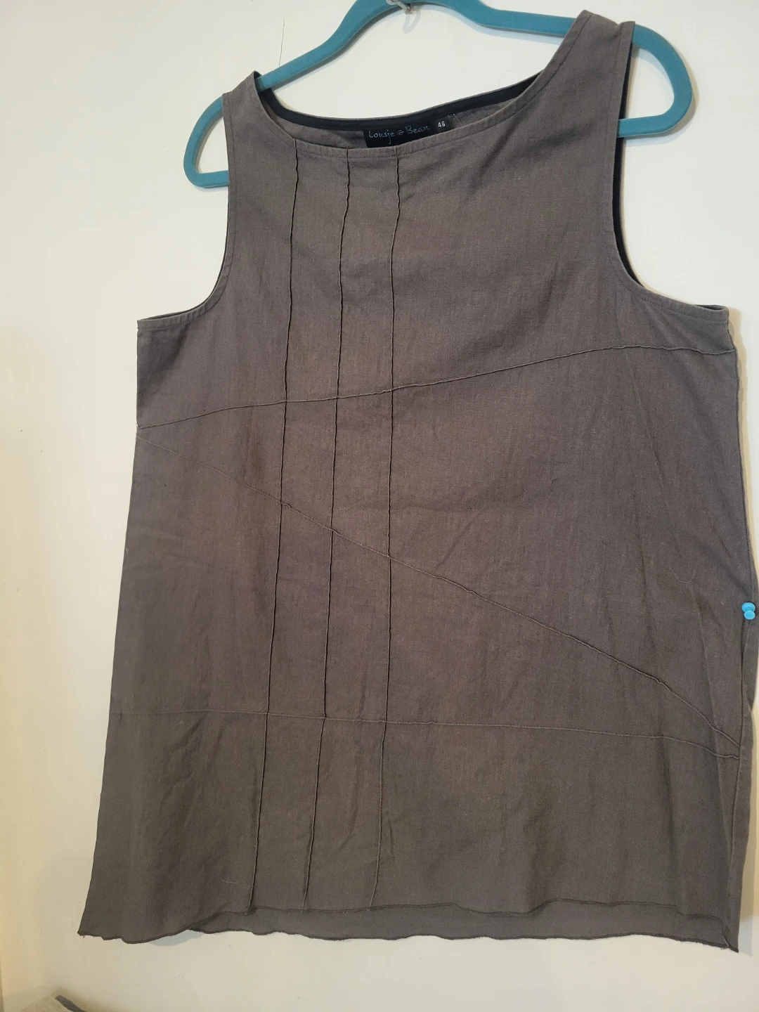 New, Asymmetrical Dress - Grey - Size 16 - photo 2