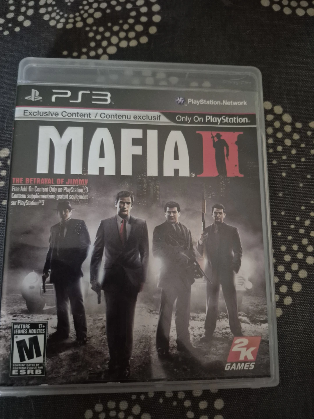 PlayStation 3 MAFIA II Video Game