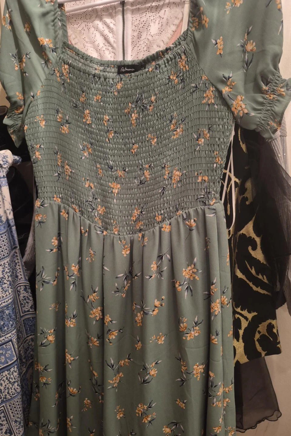 Redmans Floral Smocked Dress