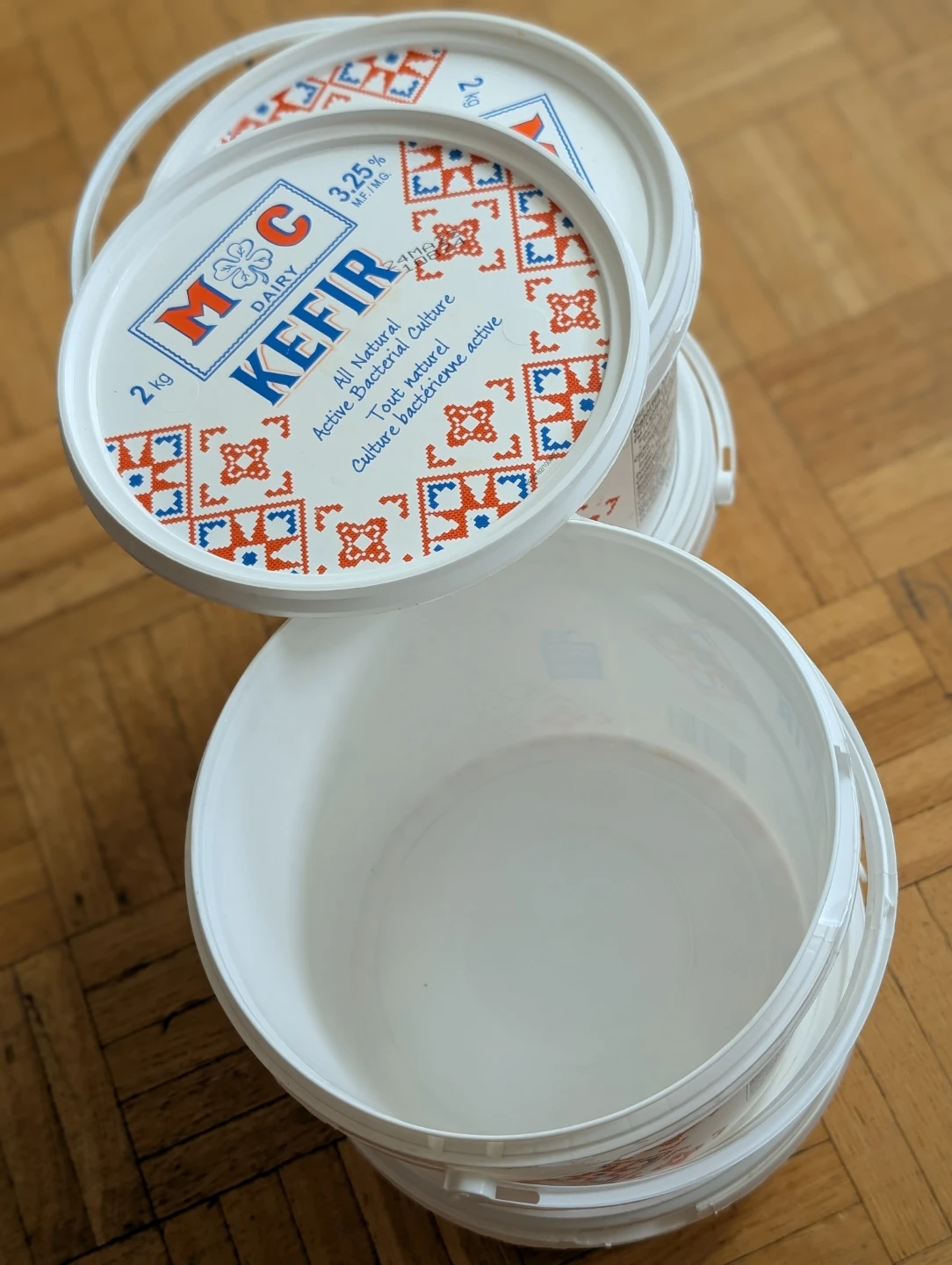 4 empty containers capacity 2kg - photo 2