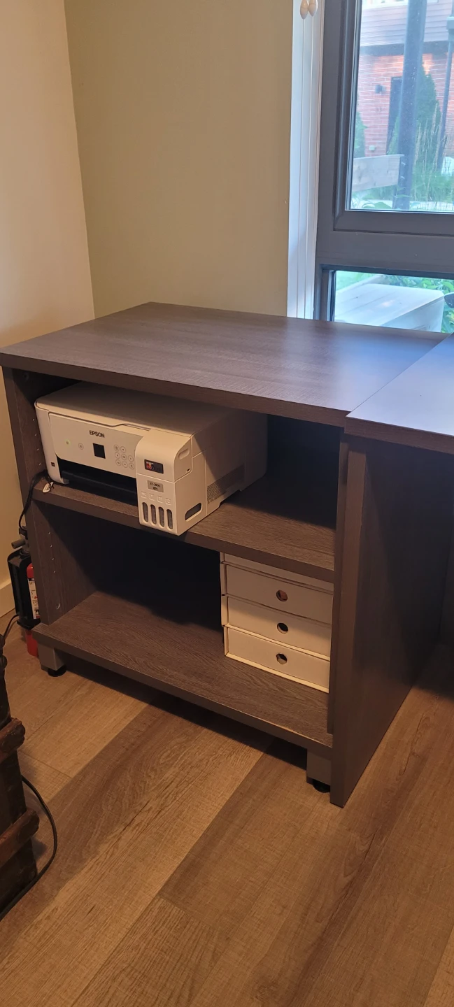 Bestar 43420-1147-1247 L-Shaped Desk with Storage - photo 3