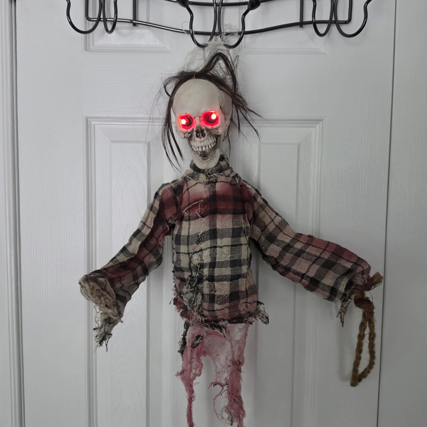 Music/Movement Hanging Halloween Skeleton Decoration