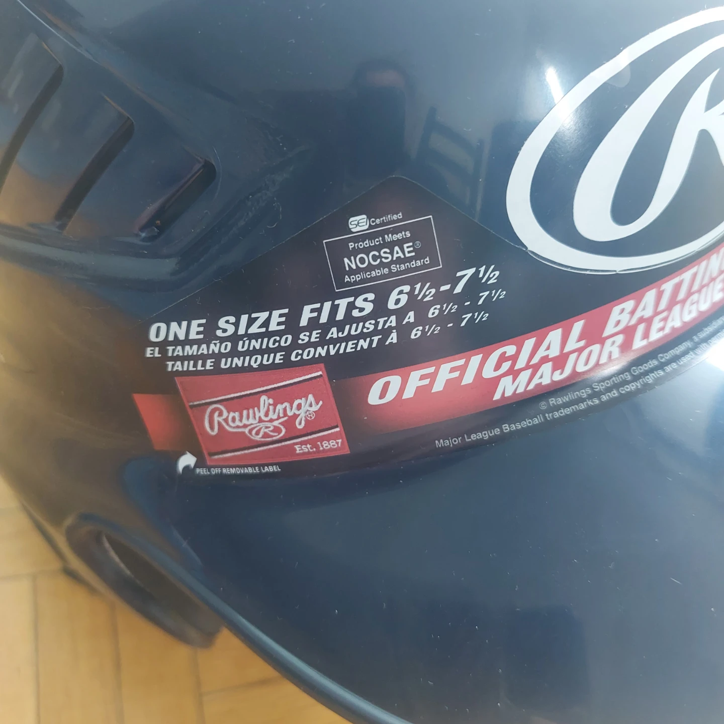 Adult baseball batting helmet - photo 3