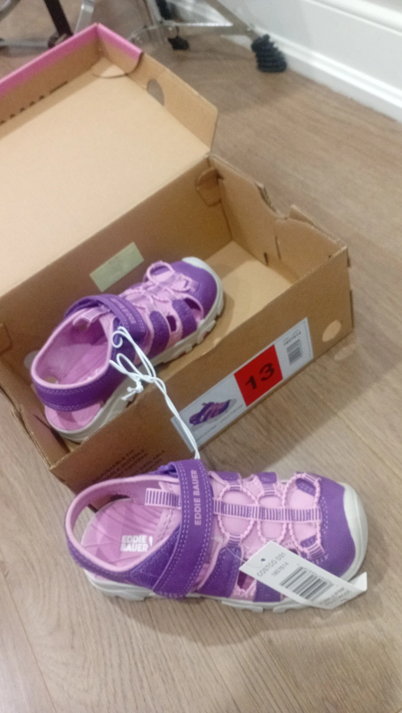 Eddie Bauer Girls Purple Pink Water Sandals - photo 5