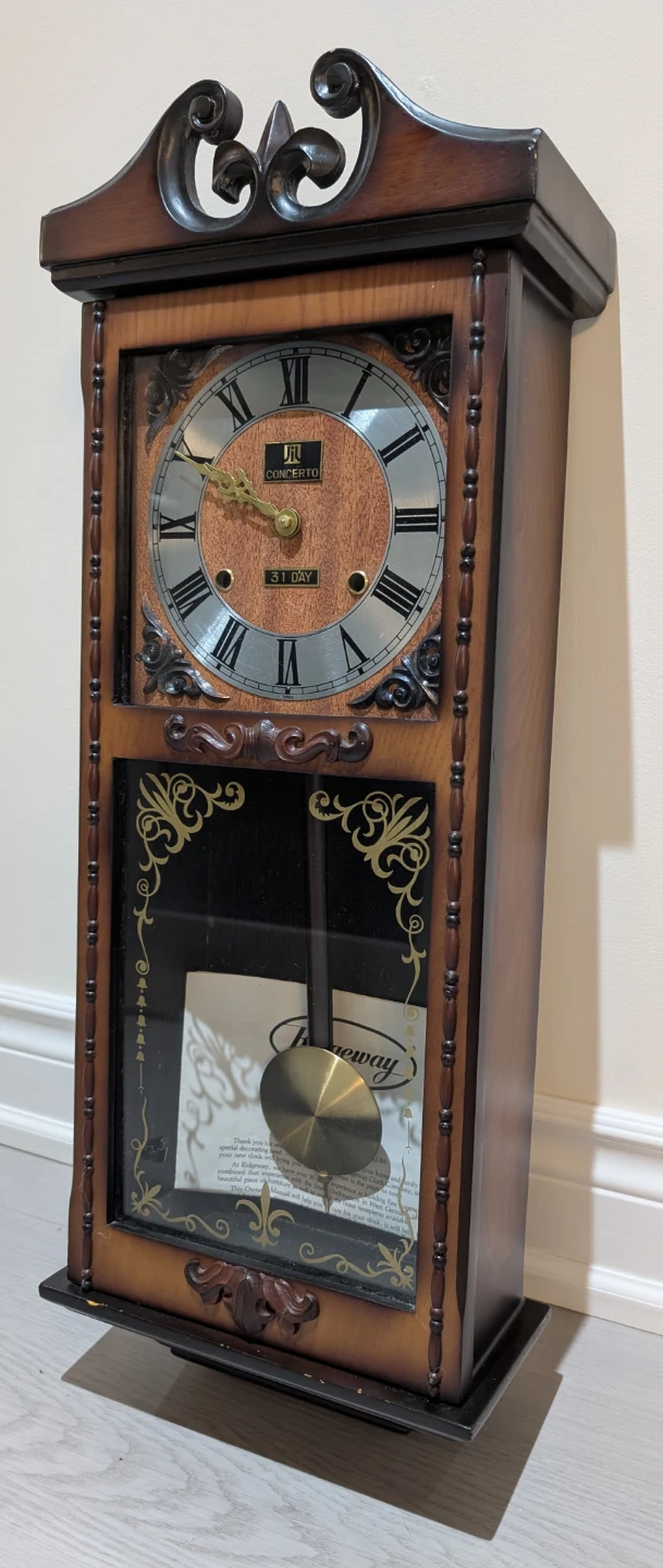 Antique Concerto 31 Day Wall Clock