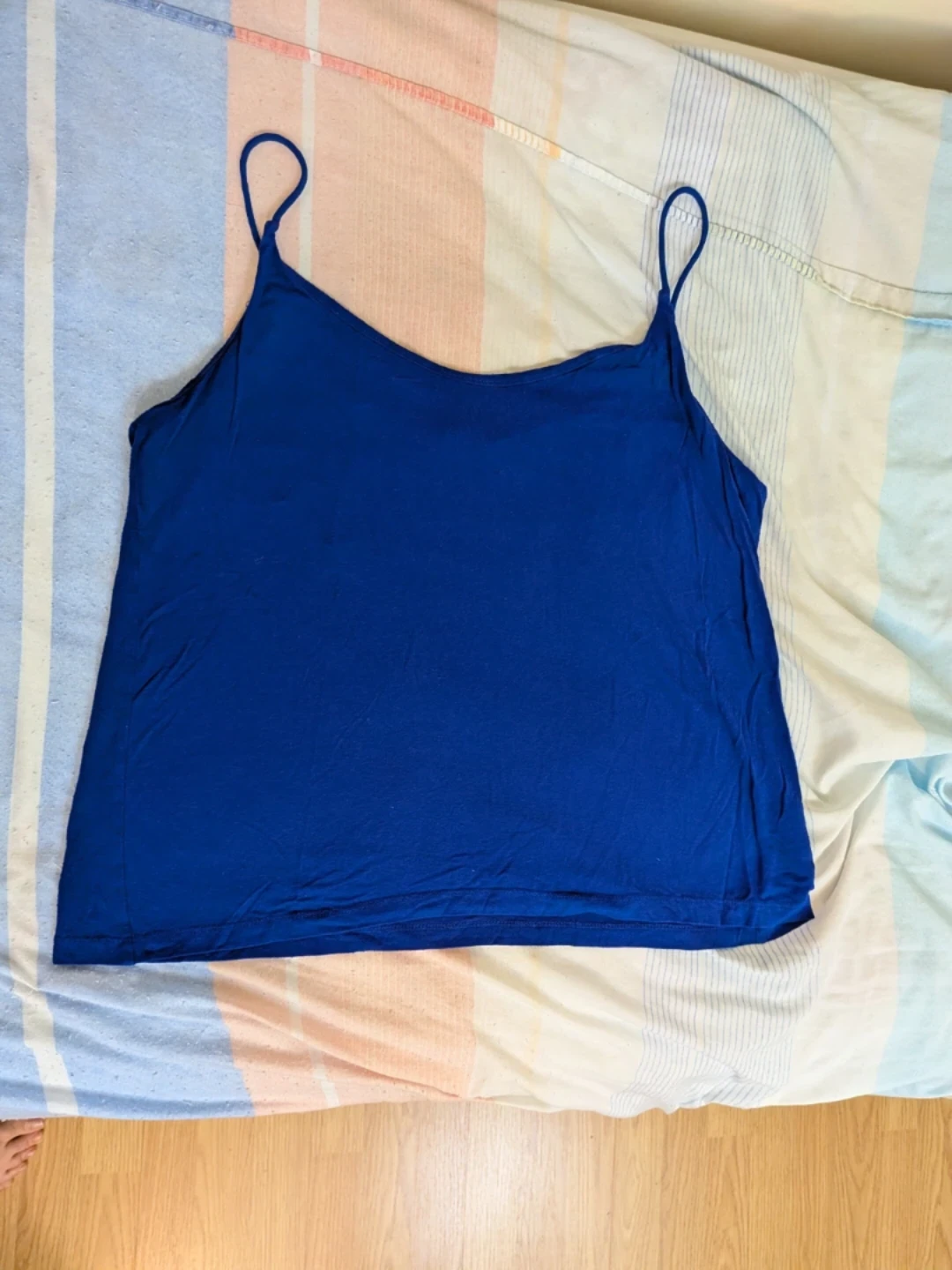 H&M Blue Basic Tank Top