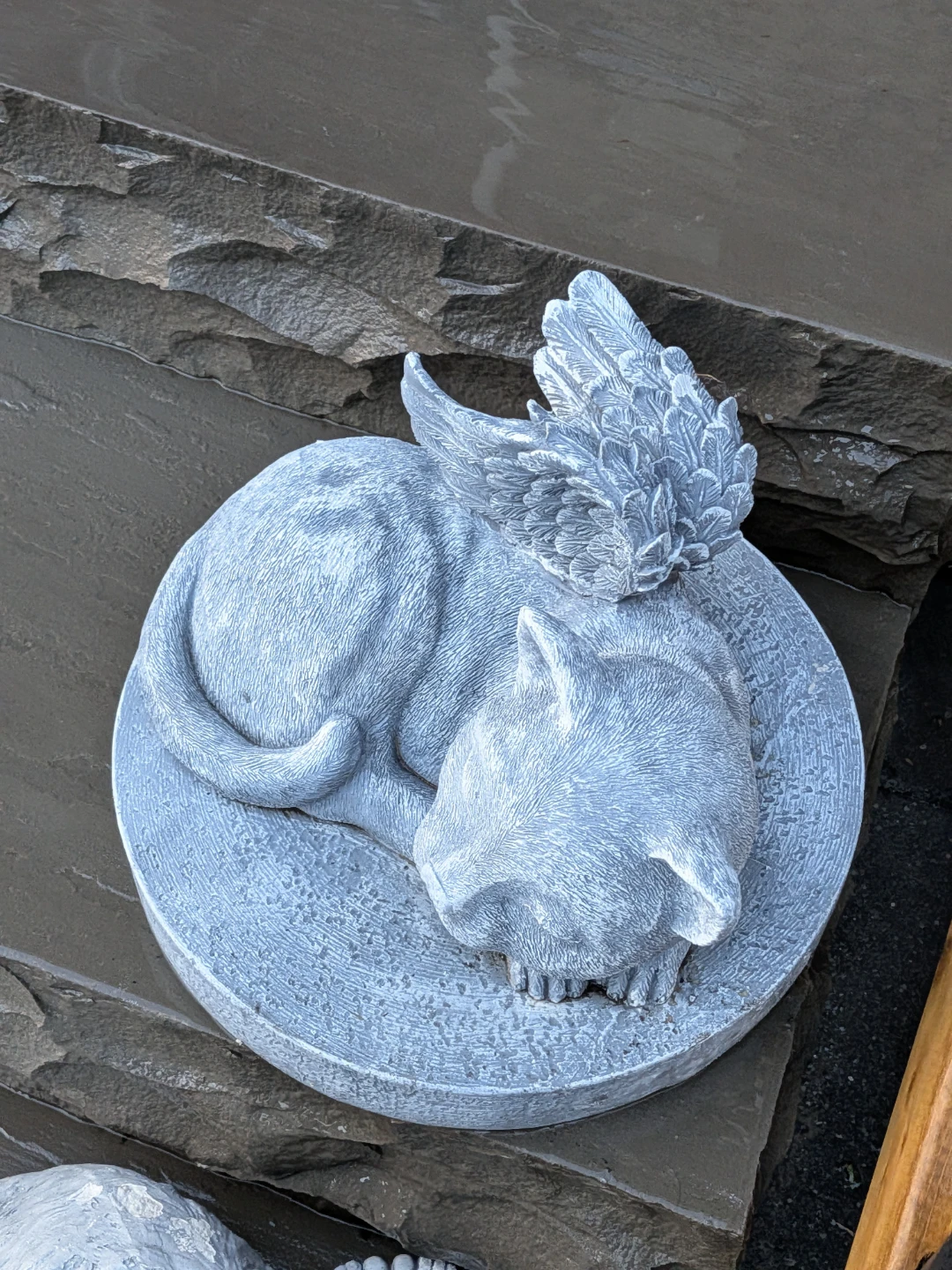 Angel Cat Statue - photo 3