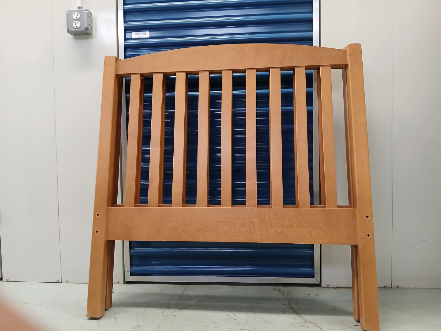 Wooden Twin Bed Headboard - photo 5