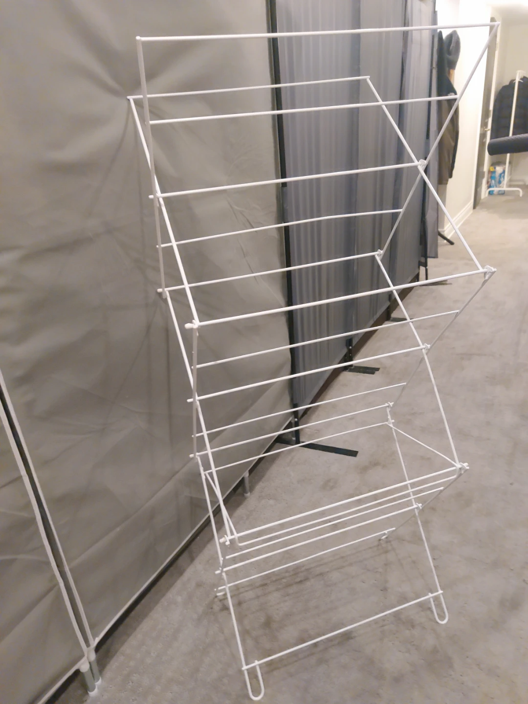 White Folding Drying Rack - photo 2