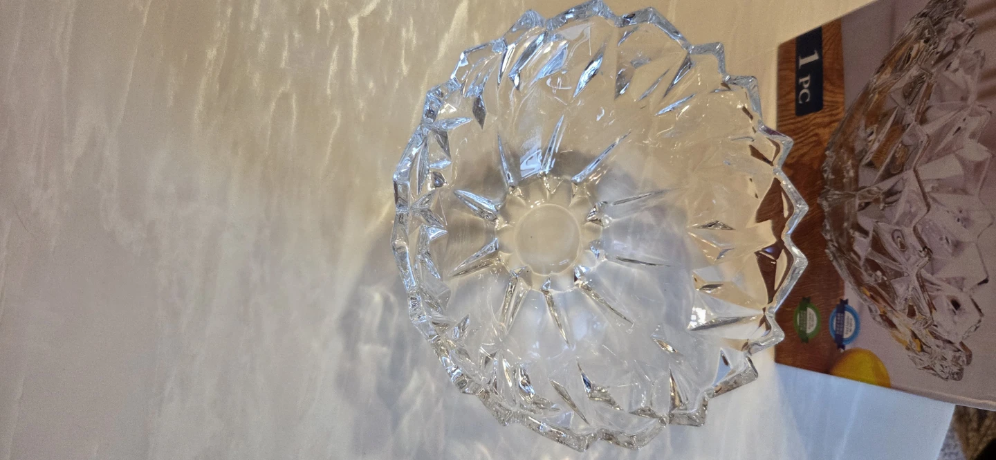 Living Home Crystal Glass Bowl each for $15 - photo 2
