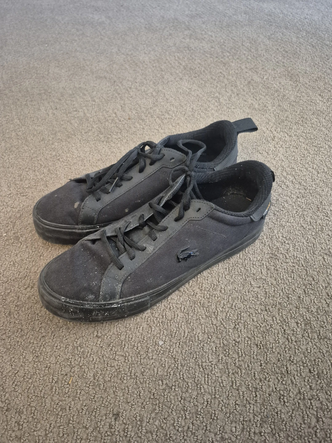 Lacoste Black Canvas Sneakers - photo 3