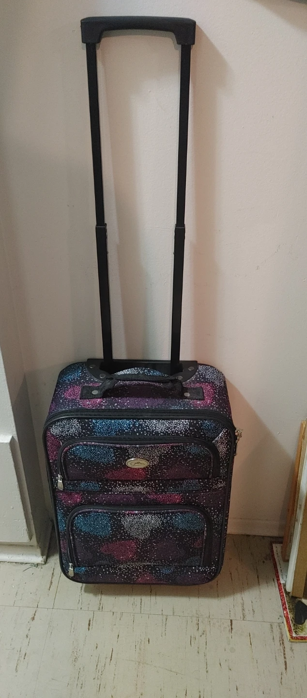 Sparkly Rolling Suitcase